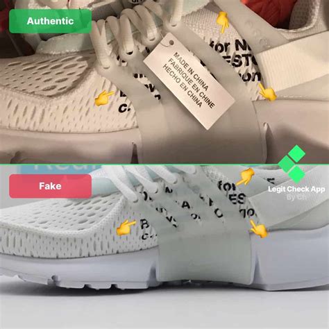 off white presto white fake education